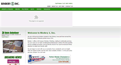 Desktop Screenshot of bindery1.com
